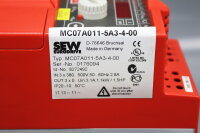 SEW Eurodrive MC07A011-5A3-4-00 Umrichter 8272492 380-500V 2,8A 1,1KW Used