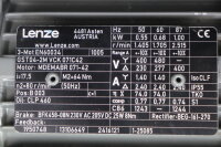LENZE GST04-2MVCK071C42 Getriebemotor MDEMABR071-42 i=17,5 64Nm 2515U/min Used