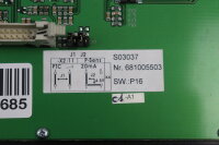 BOGE 681005503 Control Display Modul Basic S03037 SW.:P16 Used