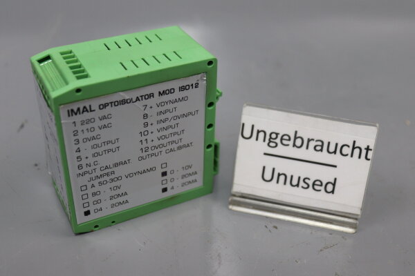 IMAL ISO 12  ISO12 Optoisolator mod D4-20MA unused