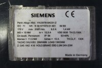Siemens 1HU3076-0AC01-Z Permanent-Magnet-Motor 1,4 kW mit Bremse used