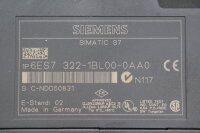 Siemens SIMATIC S7 6ES7 322-1BL00-0AA0 SM322 Ohne Deckel...