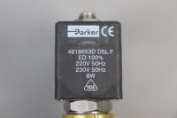 Parker 322K4506 G2219-4818653D D5L F Magnetventil 8W 12bar 12mm Unused