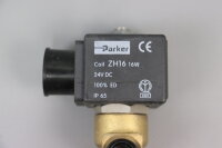 Parker VE126YT G0519-ZH16 Magnetventil 16W 24VDC 3mm 0/10 bar Unused