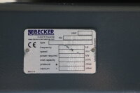 BECKER SV 5.250/2-10 Seitenkanal Vakuumpumpe 140/180m&sup3;/h 2/2,4KW 50/60Hz Unused
