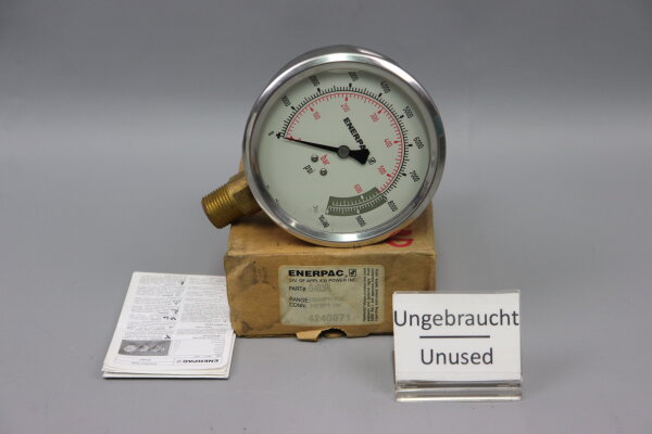 Enerpac G4039L Manometer 0-700 Bar 1/2&quot; NPT LM 4240871 Unused OVP