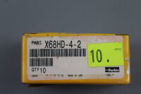 Parker X68HD-4-2 Hydraulische Anschlussverschraubung10xSt&uuml;cke Unused OVP