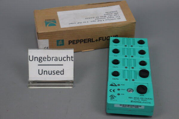 Pepperl Fuchs Flachmodul VBA-4E3A-G2-ZA/EA2 113340 Unused OVP
