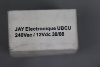 JAY Electronique UBCU Netzteil Ladeger&auml;t 3A-061WP12 240VAC 12VDC 38/08 Unused OVP