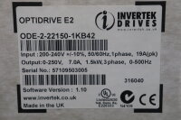INVERTEK DRIVES ODE-2-22150-1KB42 OPTIDRIVE E2 1,5KW Unused OVP