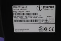 Invertek Drives ODE-2-12037-1KB1X Wechselrichter Typ 4X 0,37KW 500Hz Unused