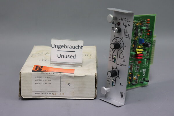 Merlin Gerin H125 VIGIRACK &Uuml;berstromschutzrelais 3120712 3120062 Unused OVP