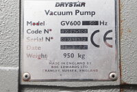 Edwards Drystar Vakuumpumpe GV600 50Hz A70574900 LS180MT-T 22kW Used