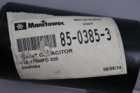 MANITOWOC 8503853 Start Capacitor 145-175MFD 330 D34/H54 50/60Hz Used