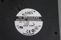 ADDA AD2524MB Gebl&auml;se 24V 0,4A 120x120x32mm + 2xKabel Unused Tested