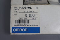 OMRON H3DS-ML Zeitrelais 0,1S~120h 24-230VAC 24-48VDC 50/60Hz Unused OVP