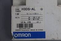 Omron H3DS-AL Zeitrelais 0,1s-120h 24-230VAC 24-28VDC 50/60Hz Unused OVP