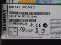 Siemens SIMATIC IPC847D 6AG4114-2KJ32-2BX0  COMPUTER Used...