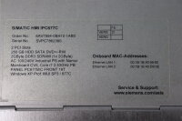 Siemens SIMATIC HMI IPC677C Panel A5E02625806-K7 6AV7894-0BH10-1AB0 Used Tested