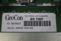 GreCon BS7000 Bedien Display ID:5816837 Used