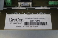 GreCon BS7000 Bedien Display ID:5816837 Used damaged