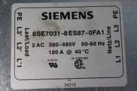 Siemens 6SE7031-8ES87-0FA1 Funkentst&ouml;rfilter 50/60Hz...