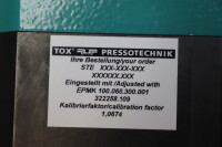 Tox Pressotechnik EPMK 100.060.300.001 Pressantrieb HLR63210-R2.4 315882 Used