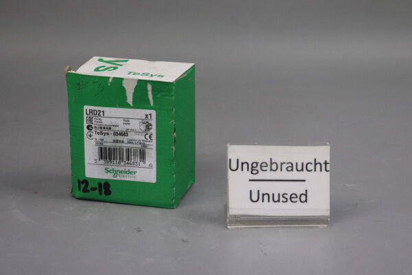 Schneider Electric LRD21 Motorschutzrelais 034683 12-18A Unused sealed