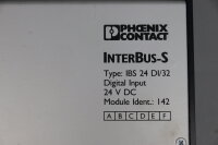 Phoenix Contact Interbus-S IBS 24 DI/32 2784421 Ident: 142 24V DC used