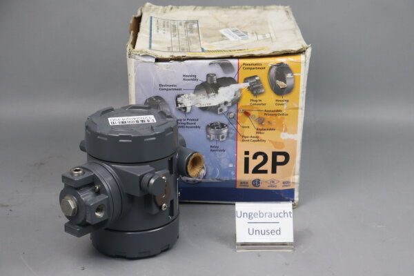 Fisher i2P-100 Elektropneumatischer Messwandler 30 PSI  30V 1,0W Unused OVP