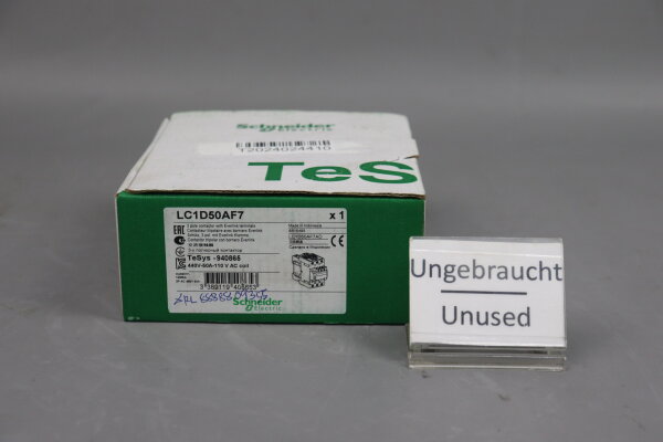 Schneider Electric LC1D50AF7 Sch&uuml;tz 940865 50A Unused OVP