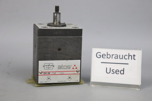 Atos QV-06/24/60 Durchflussventil 24L/min Used