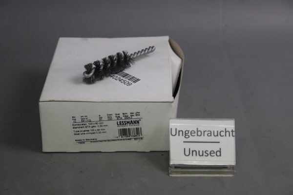 Lessmann 13204 Rohrb&uuml;rsten-Set 100mm x 60 mm 10 St&uuml;ck Unused OVP