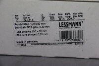 Lessmann 13204 Rohrb&uuml;rsten-Set 100mm x 60 mm 10 St&uuml;ck Unused OVP