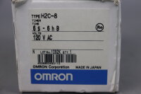 Omron H2C-8 Zeitrelais 6s-6HB 120V AC Unused OVP