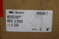 Baumer MEX5D30B77 Manometer EN 837-1 -1+5bar Unused OVP