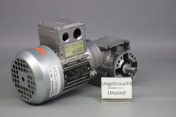 Siemens 1LA7060-4AB12-Z Elektromotor 0,12kW + 2KJ1730-5BC13-2FD1-Z i:50 Unused