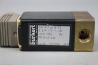 B&uuml;rkert 330-A-3,0-B-MS Magnetventil G1/4-F-041 220V 0-10bar 8W Unused