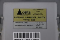 Delta Controls Type 301 Druckschalter 3-25mbar max. 110bar Unused