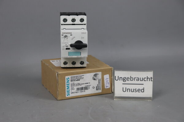 Siemens 3RV1421-1AA10 E06 Leistungsschalter 1,1-1,6A unused OVP