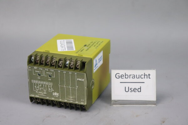 PILZ PNOZ 24VDC 3S 1&Ouml; Sicherheitsrelais 474695 3,5W Used