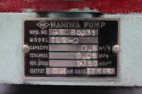 Naniwa Pump TLG-2 0,06MPa 1750r/min + Hitachi TF0 0,4kW...