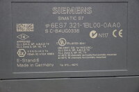 Siemens SIMATIC S7 6ES7321-1BL00-0AA0 E-Stand 6 Used