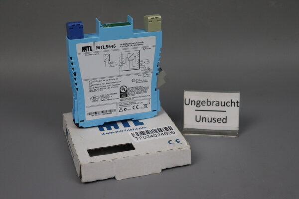 Measurement Technology MTL5546 4/20mA isolierender Treiber Unused OVP