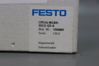 Festo CPE14-M1BH-3GLS-QS-6 196889 Magnetventil  Unused OVP