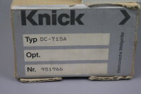 Knick DC-T15A DC-Transformator T15A 25V 50mA Unused OVP