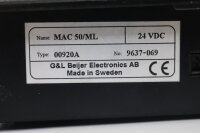 G&amp;L Beijer Electronics AB MAC50/ML 00920A MAC50ML 24VDC Used