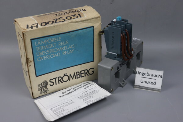 Stromberg PATAM1C80 Overload Relay 660V 250A max Unused OVP