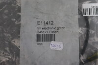 IFM Ecomat 400 E11412 Verbindungskabel M12-Stecker / M12-Kupplung unused OVP
