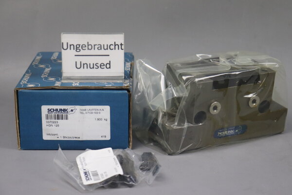 Schunk HGN 125 Parallel Gripper HGN125 370223 10mm Unused OVP